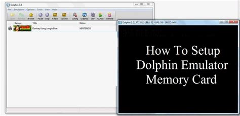 How to Setup a Dolphin Emulator Memory Card .